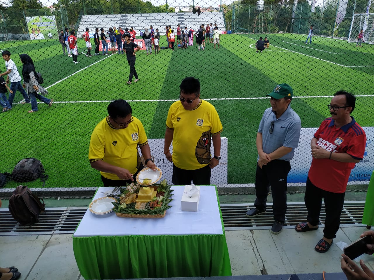 Wali Kota Resmikan Mini Soccer, Lapangan Mini Pertama Diluar Jakarta